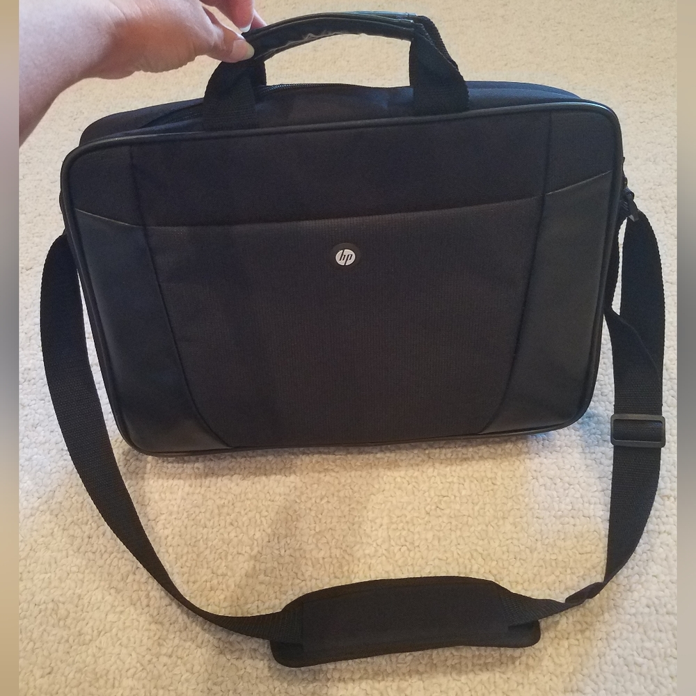 HP Laptop/Notebook Carry Case Black with Shoulder Strap/Handles - Picture 2 of 9